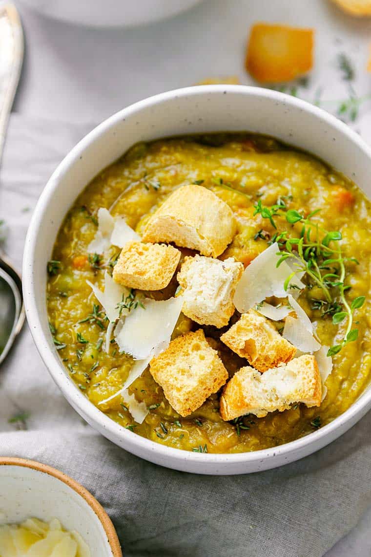 Slow Cooker Vegan Split Pea Soup Simply Quinoa