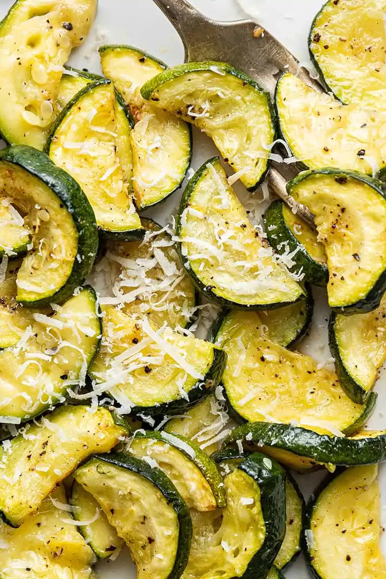 roasted zucchini with cheese