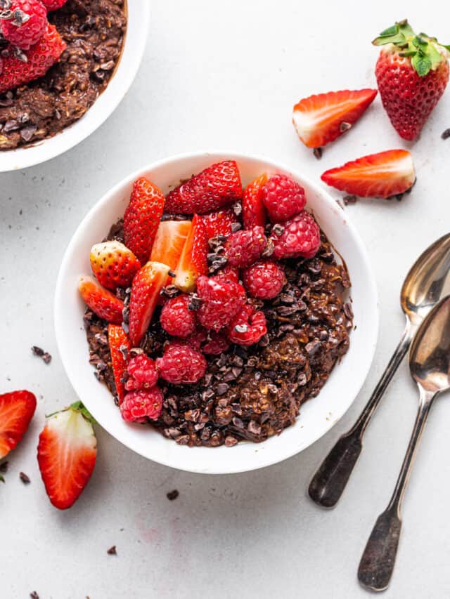 Chocolate Protein Oatmeal Simply Quinoa