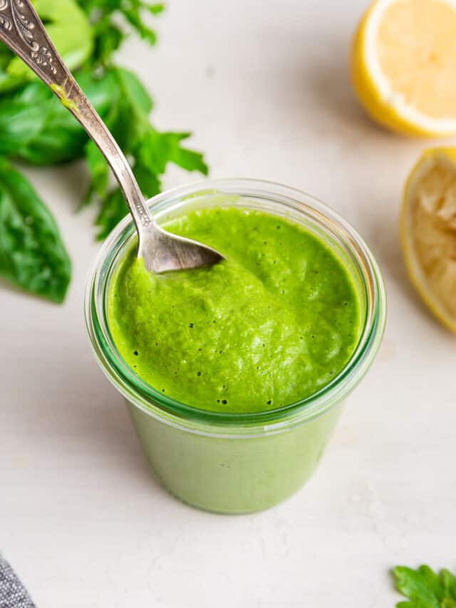 Green Goddess Salad Dressing Simply Quinoa