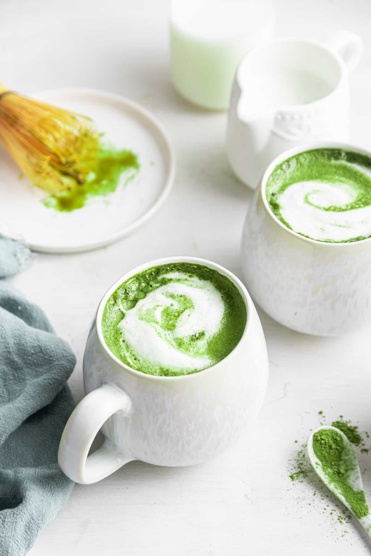 Whisk A Quick At Home Matcha Latte • Tasty Thrifty Timely