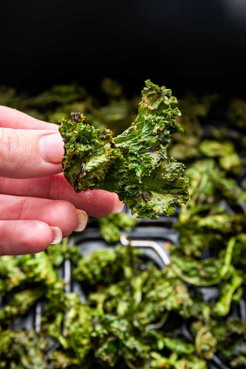 Air Fryer Kale Chips Simply Quinoa