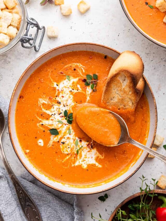 Roasted Red Pepper Soup