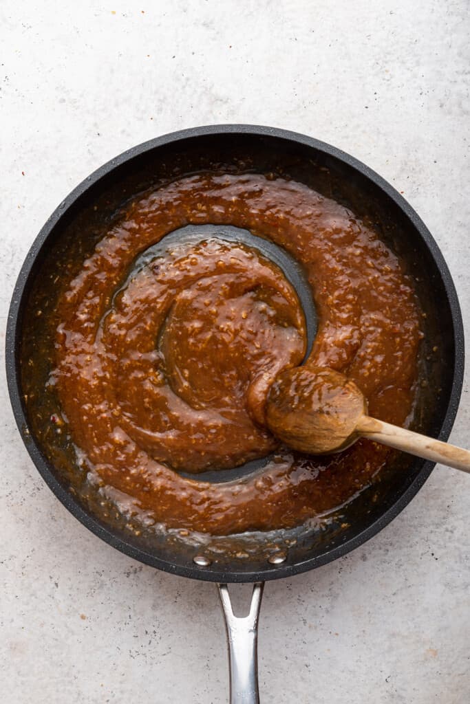 Stirring sauce for sweet and spicy chicken recipe