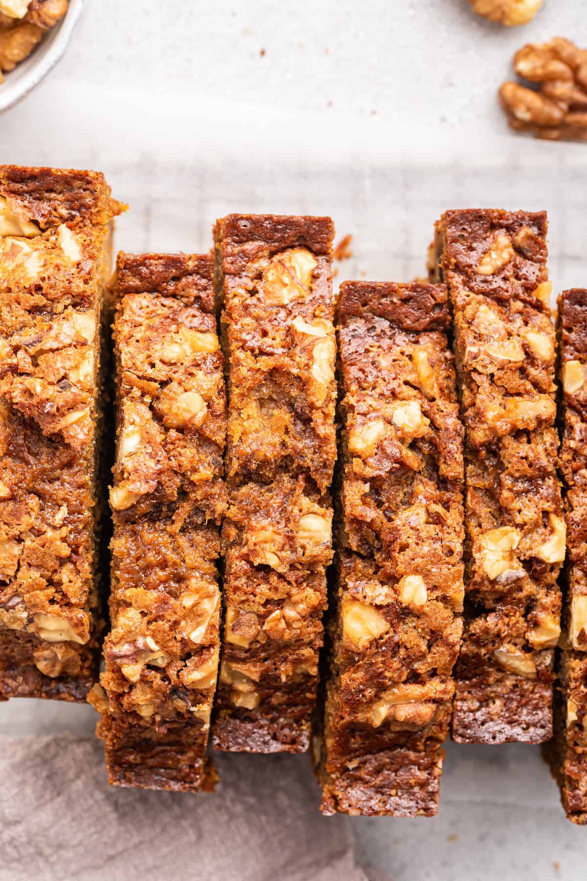 Sliced carrot banana bread