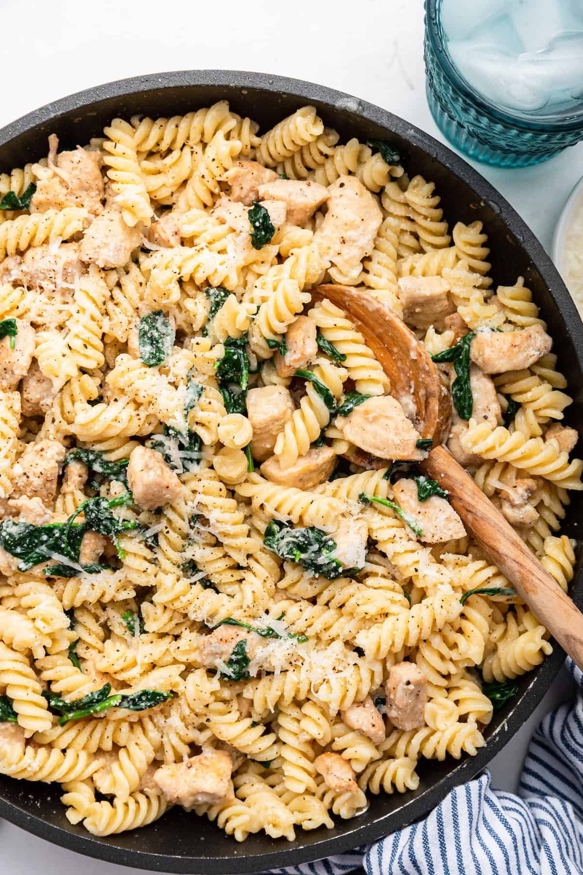 Garlic Parmesan Chicken Pasta