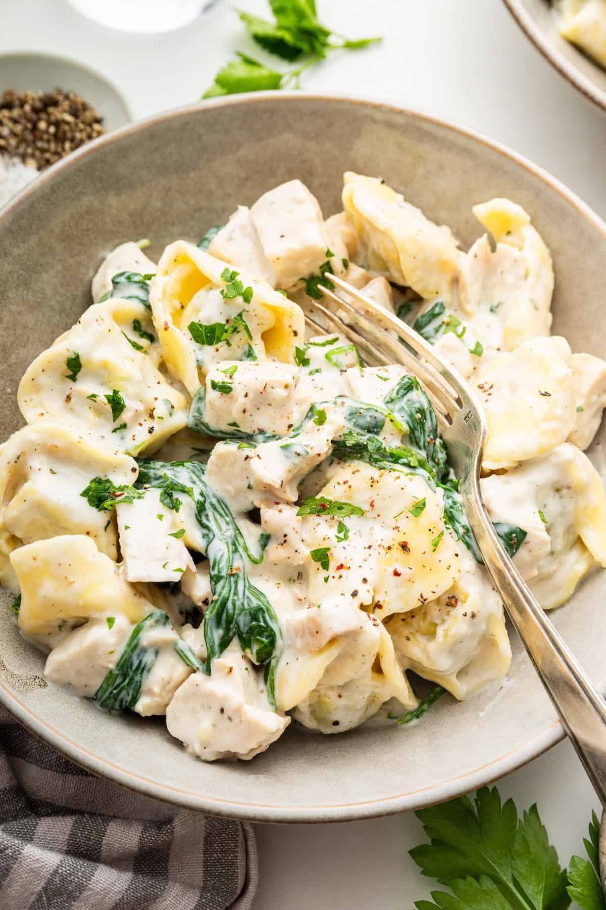 Chicken Tortellini Alfredo