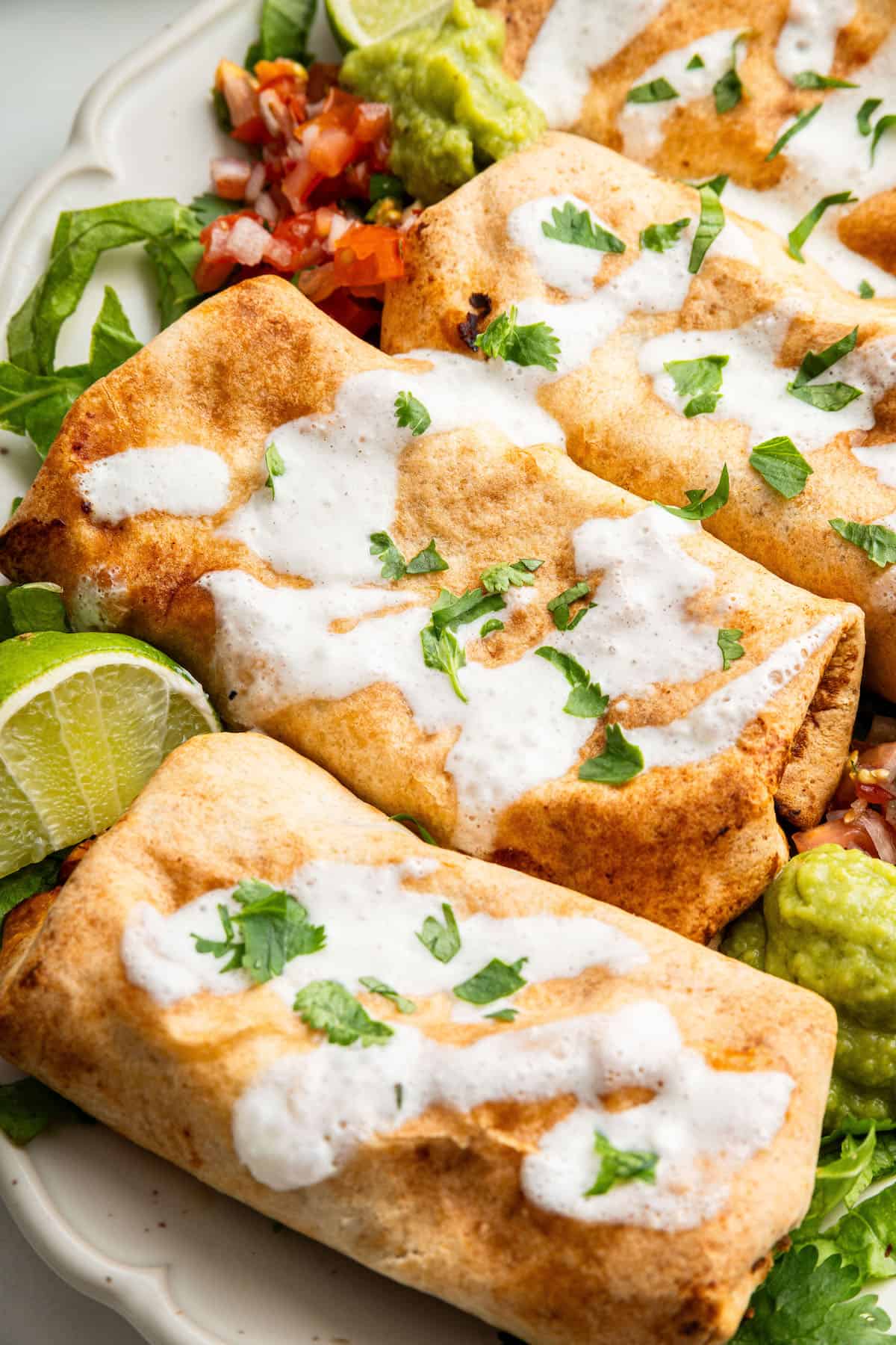 Air Fryer Chimichangas