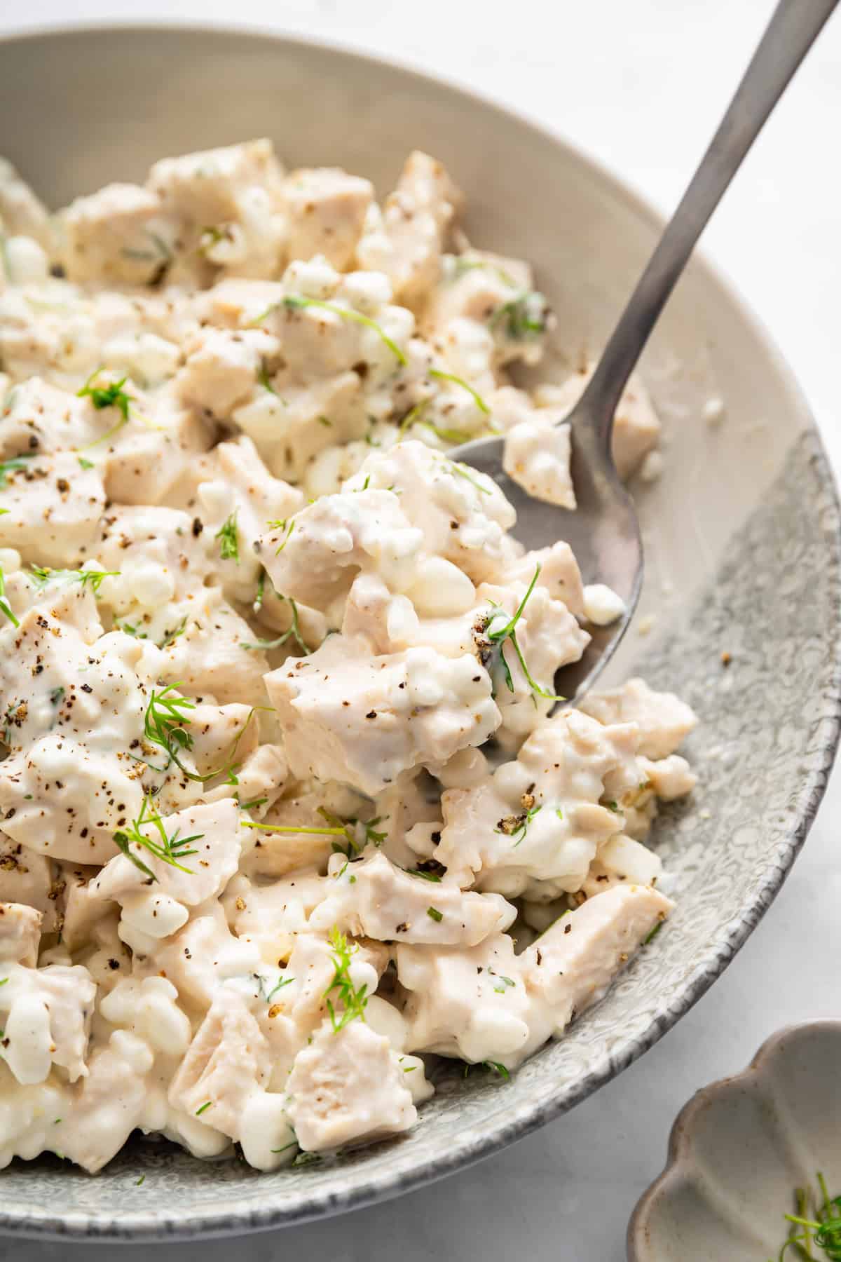 High-Protein Cottage Cheese Chicken Salad