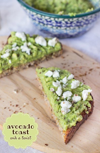 Avocado Toast with Quinoa via @alyssarimmer