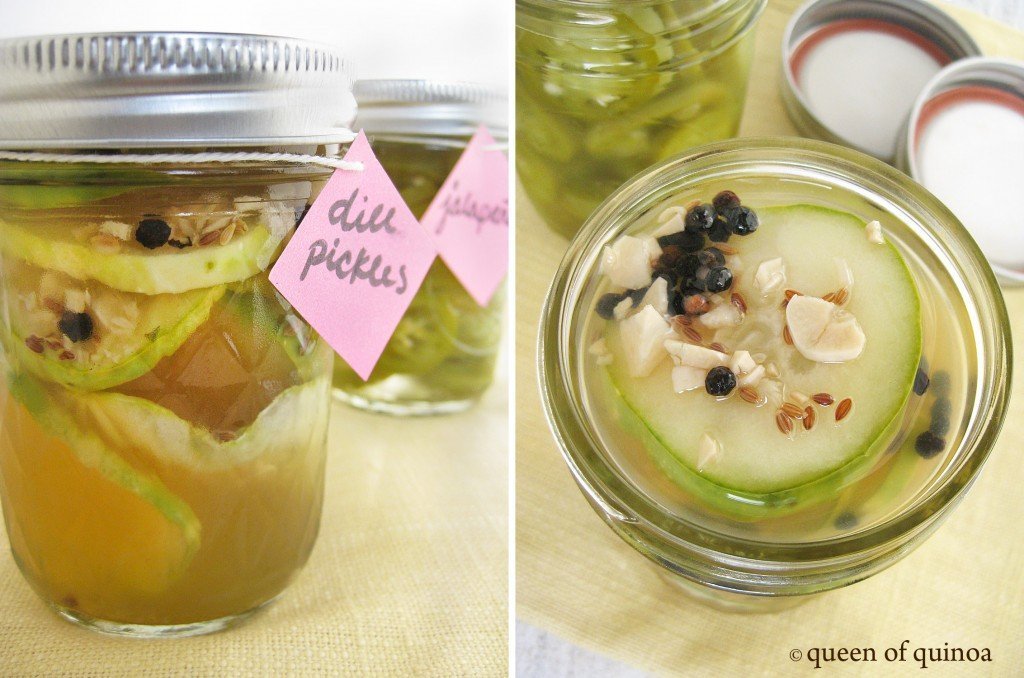 Canning: Dill Pickles & Spicy Jalapenos | Queen of Quinoa