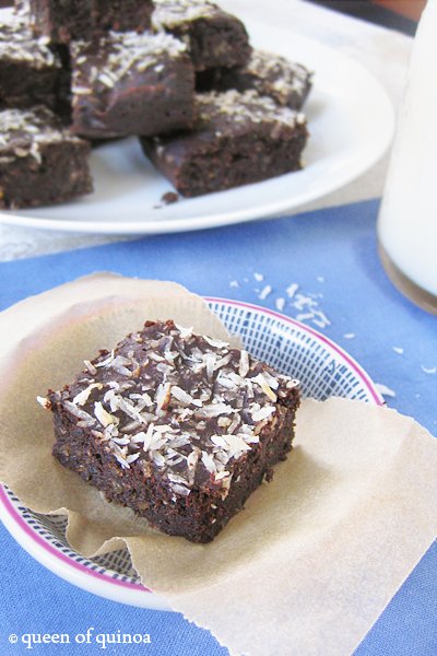 Fudgy Quinoa Brownies | Gluten-Free | Queen of Quinoa Fudgy Quinoa Brownies | Gluten-Free | Queen of Quinoa