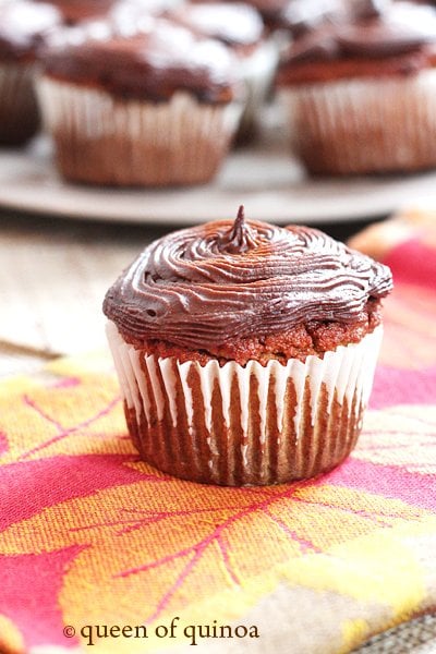 Grain-Free Pumpkin Cupcakes | Gluten-Free | Queen of Quinoa