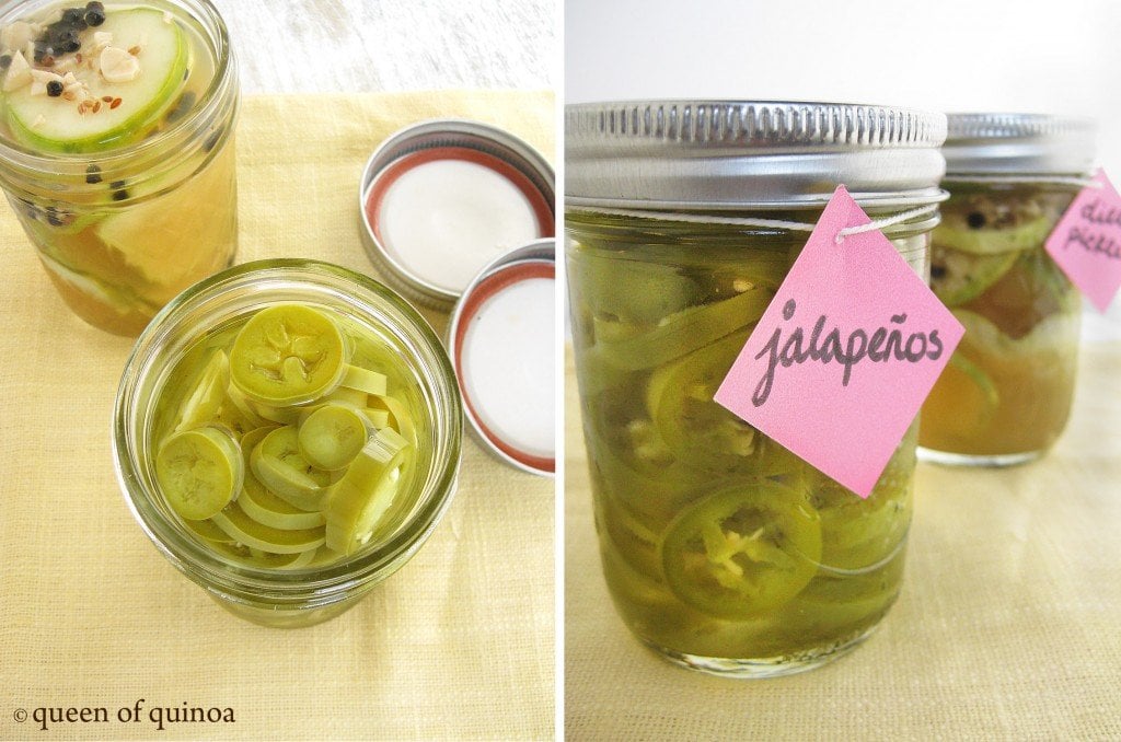 Canning: Dill Pickles & Spicy Jalapenos | Queen of Quinoa