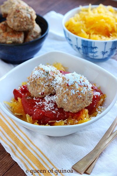 Rosemary Quinoa Meatballs | Gluten-Free | Queen of Quinoa