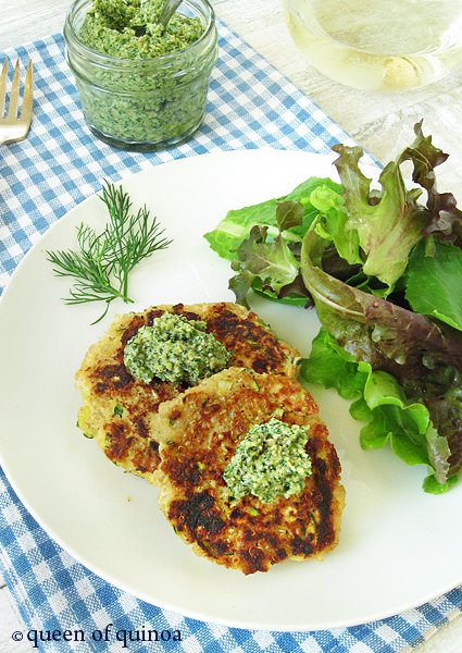 Zucchini Salmon Cakes | Gluten-free & Quinoa | Queen of Quinoa