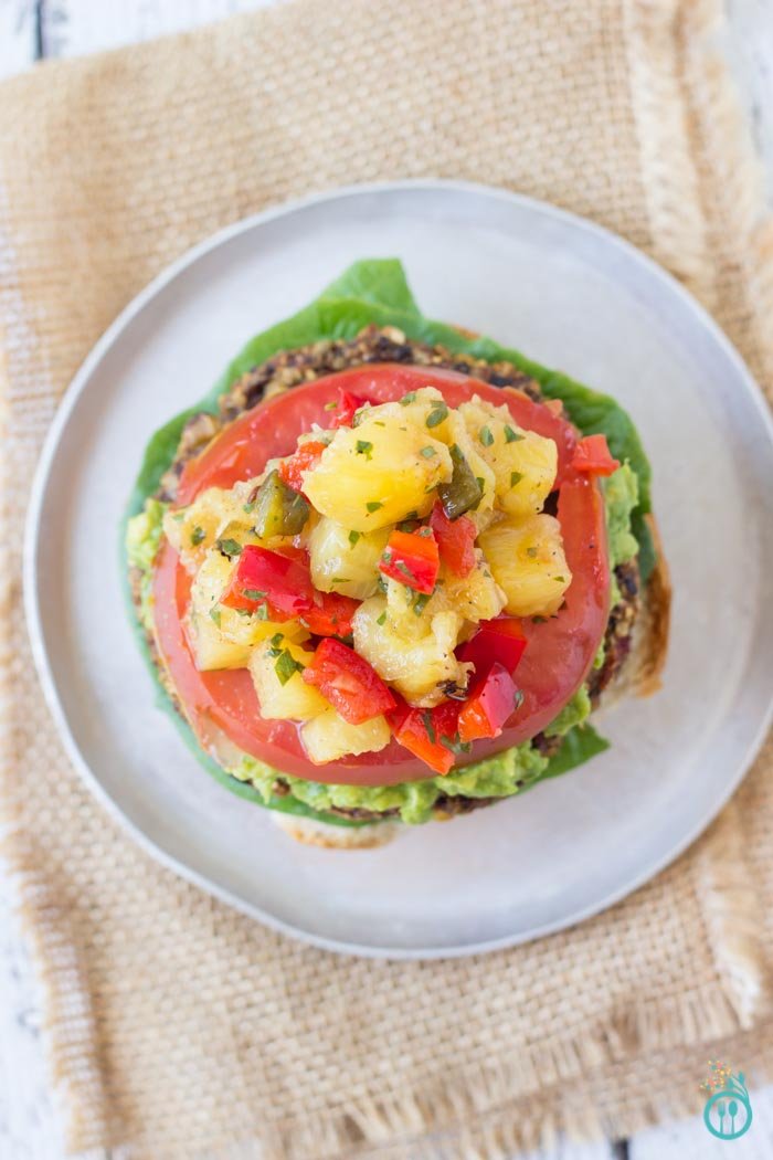 Gluten-Free Quinoa Burgers flavored with classic tex-mex flavors