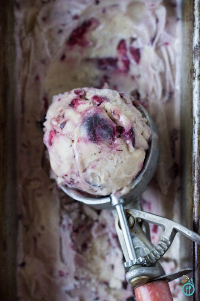 Vegan Cherry Ice Cream