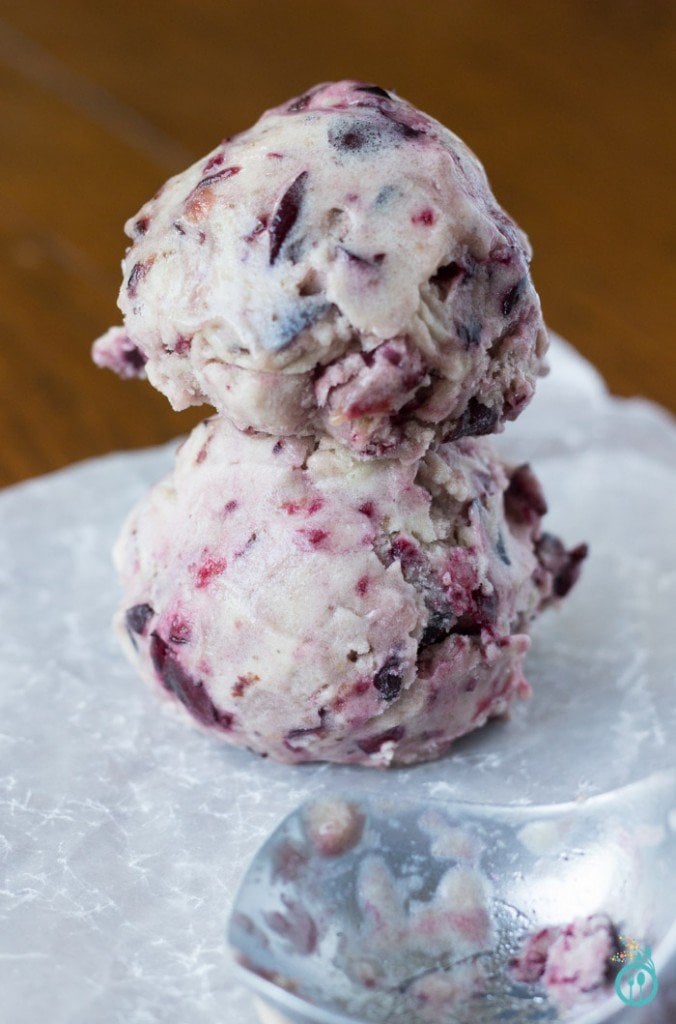 Vegan Cherry Ice Cream 